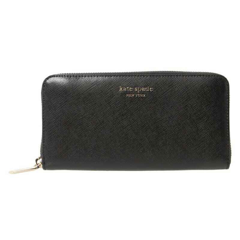 ケイトスペード kate spade NEW YORK 財布 長財布 ラウンドファスナー財布 PWR00281 001 BLACK ブラック