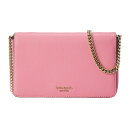 ケイトスペード　ポシェット ケイトスペード kate spade NEW YORK 財布 長財布 チェーンウォレット フラップ PWRU7201 662 ピンク