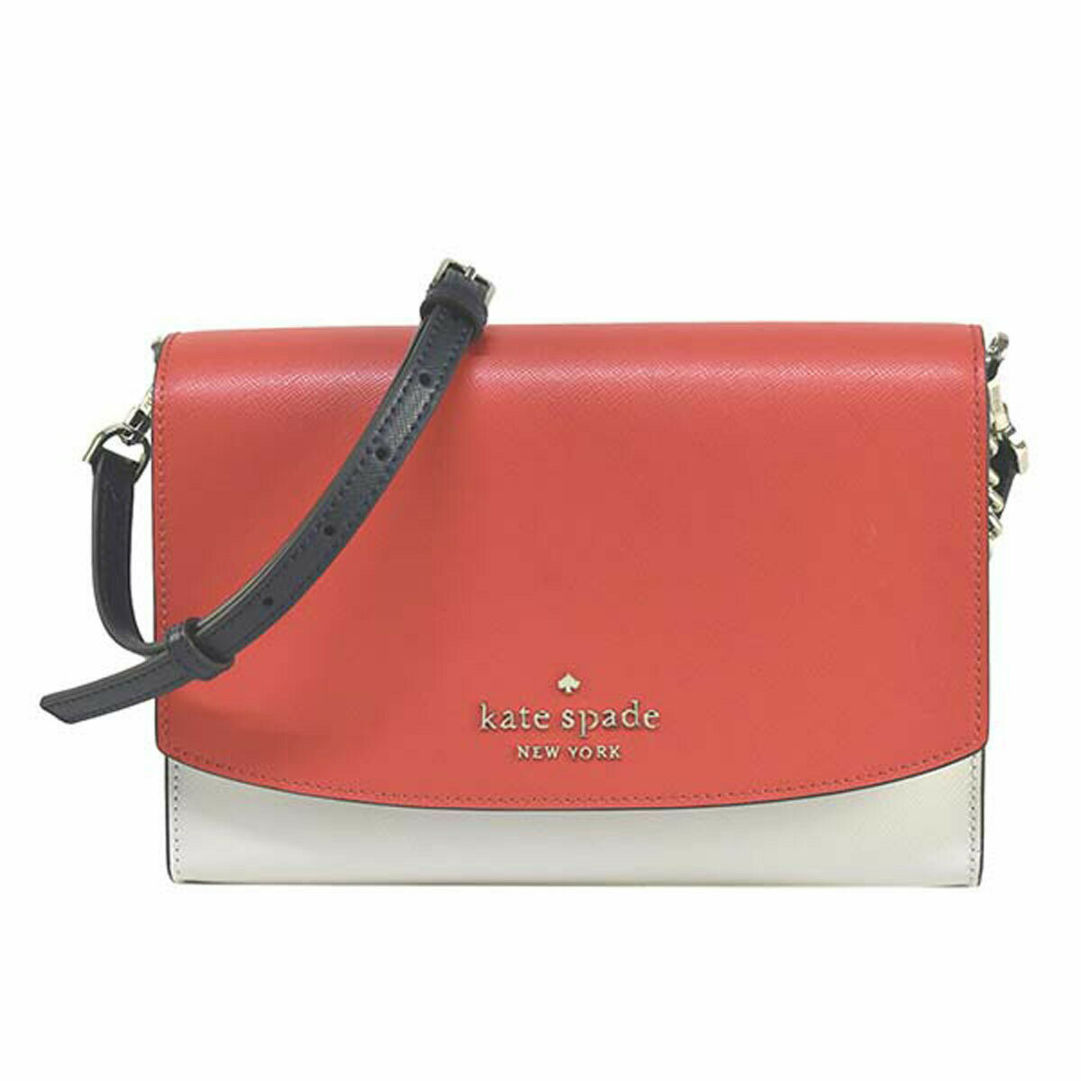 ケイトスペード kate spade NEW YORK アウトレット バッグ ショルダーバッグ 斜め掛けバッグ ハンドバッグ WKR00102 645 SHOULDER BAG レッド+ホワイト系