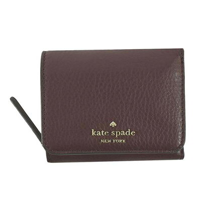 ケイトスペード kate spade NEW YORK アウトレット 財布 三つ折り財布 コンパクト財布 ミニ財布 WLRU6328 610 ワイン系