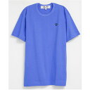 コムデギャルソン COMME des GARCONS AZ-T214 PLAY Tシャツ メンズ 男性用 ブルー×ブラック BLUE×BLACK Tシャツ メンズ ロゴ おしゃれ 半袖 オシャレ ブランド スポーツ トレーニング