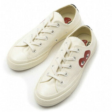 コムデギャルソン COMME des GARCONS AZ-K111 コンバースコラボスニーカー PLAY×Converse Chuck Taylor All Star ミルク ホワイト MILK WHITE レディース メンズ ユニセックス スニーカーコンバース ハート レディース メンス ローカット オールスター おしゃれ ブランド