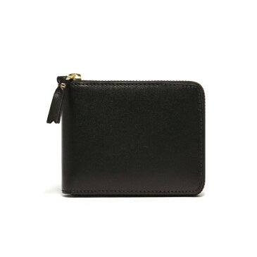 コムデギャルソン COMME des GARCONS 財布 SA7100 CLASSIC LETHER LINE WALLET 二つ折り コインケース ファスナー BLACK ブラック レディース メンズ クリスマスプレゼント ギフト 新品