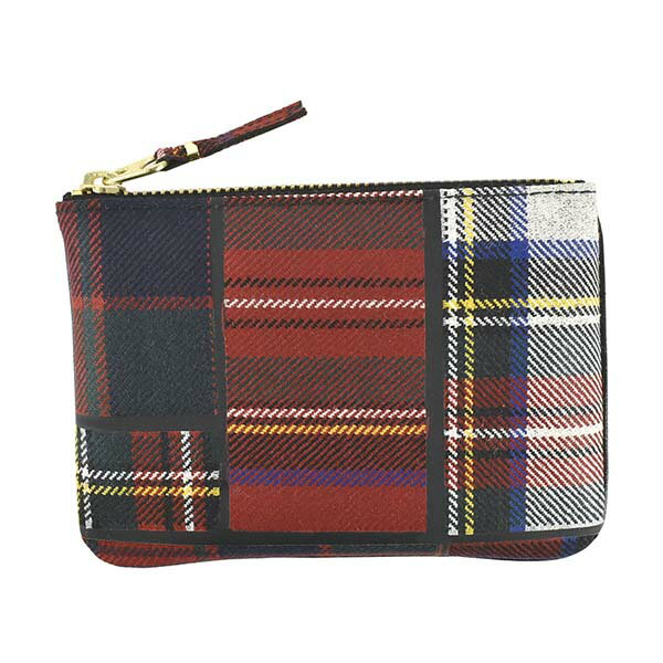 コムデギャルソン COMME des GARCONS 小銭入れ コインケース マルチケース SA8100TP TARTAN PATCHWORK タータンチェック パッチワーク RED レッド