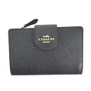 コーチファクトリー COACH FACTORY 二つ折り財布 6390 IMMID NV ネイビー ギフト プレゼント 新品 未使用 レザー