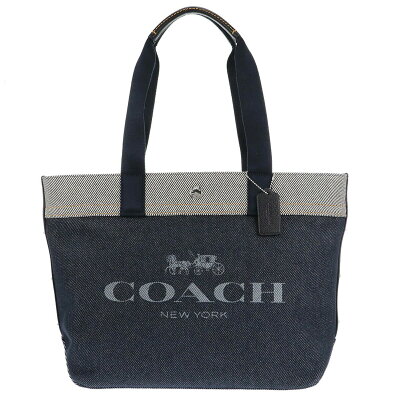 コーチファクトリー アウトレット COACH FACTORY バッグ F39904 SV/YF/1 FSHN DNM CNVS TOTE デニム キャンバス トート 手提げバッグ WASHED DENIM デニムブルー