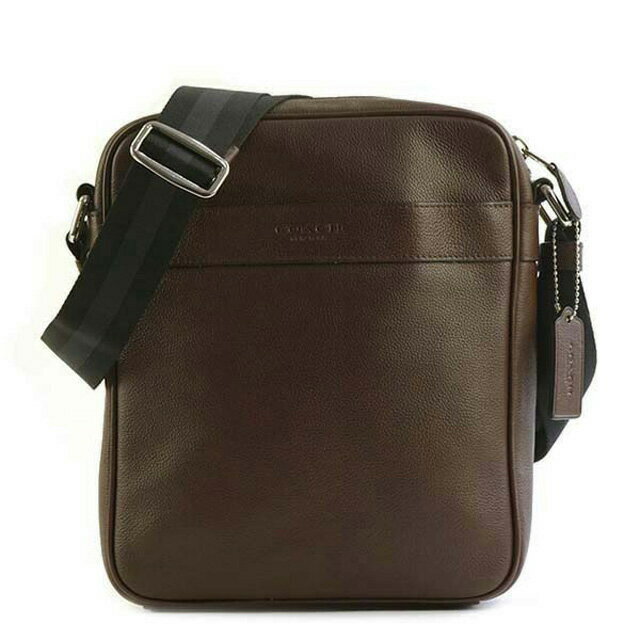 コーチファクトリー アウトレット COACH FACTORY バッグ F54782 MAH チャールズ フライトバッグ スムースレザー 斜めがけバッグ ショルダーバッグ MAHOGANY マホガニー レッドブラウン系