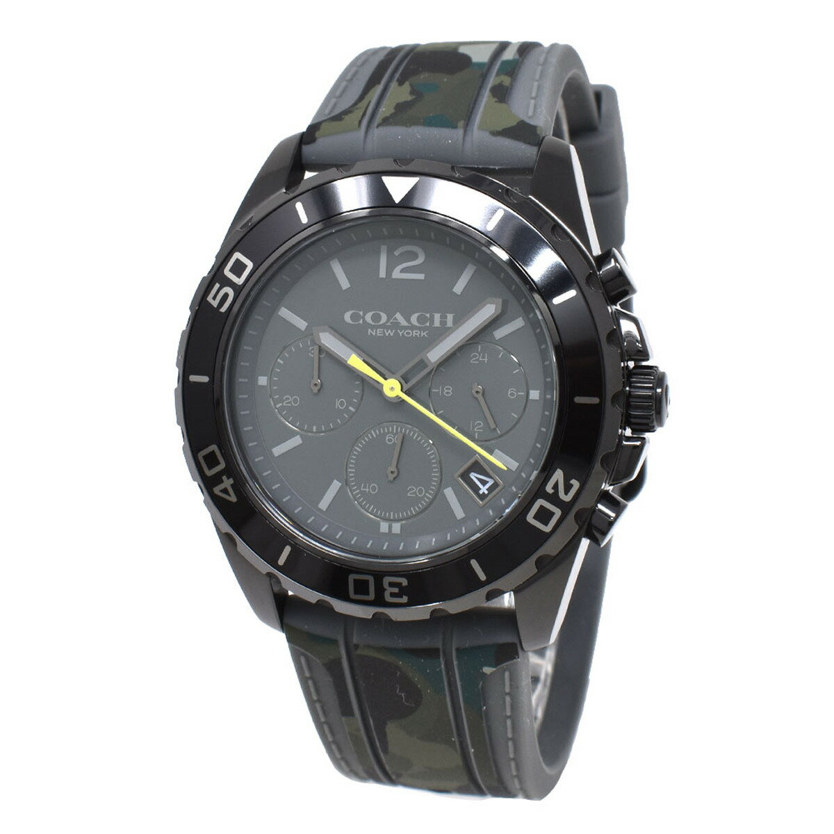 コーチ COACH 腕時計 14602567 KENT ケント アナログ 時計 メンズ ウォッチ グレー+迷彩 クオーツ 海外正規品