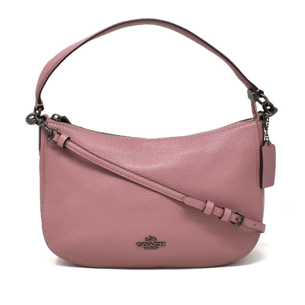 コーチ COACH 2way ショルダーバッグ 斜めがけバッグ 56819 DKDRO CHELSEA CROSSBODY POLISHED PEBBLE LEATHER ロゴ ピンク