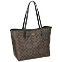 コーチファクトリー COACH FACTORY トートバッグ 5696 IMAA8 ショルダーバッグ ブラック+ブラウン系