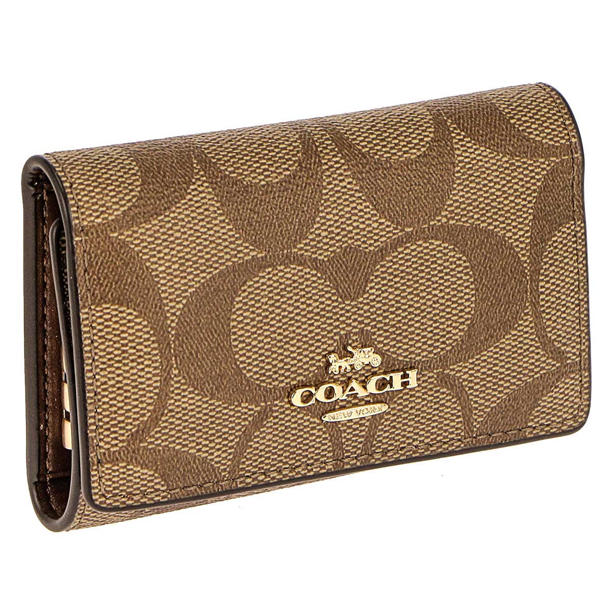 コーチファクトリー COACH FACTORY キーケース 77998 IME74 キーリング付き 5連キーケース ブラウン系