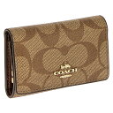 コーチ（COACH) コーチファクトリー COACH FACTORY キーケース 77998 IME74 キーリング付き 5連キーケース ブラウン系