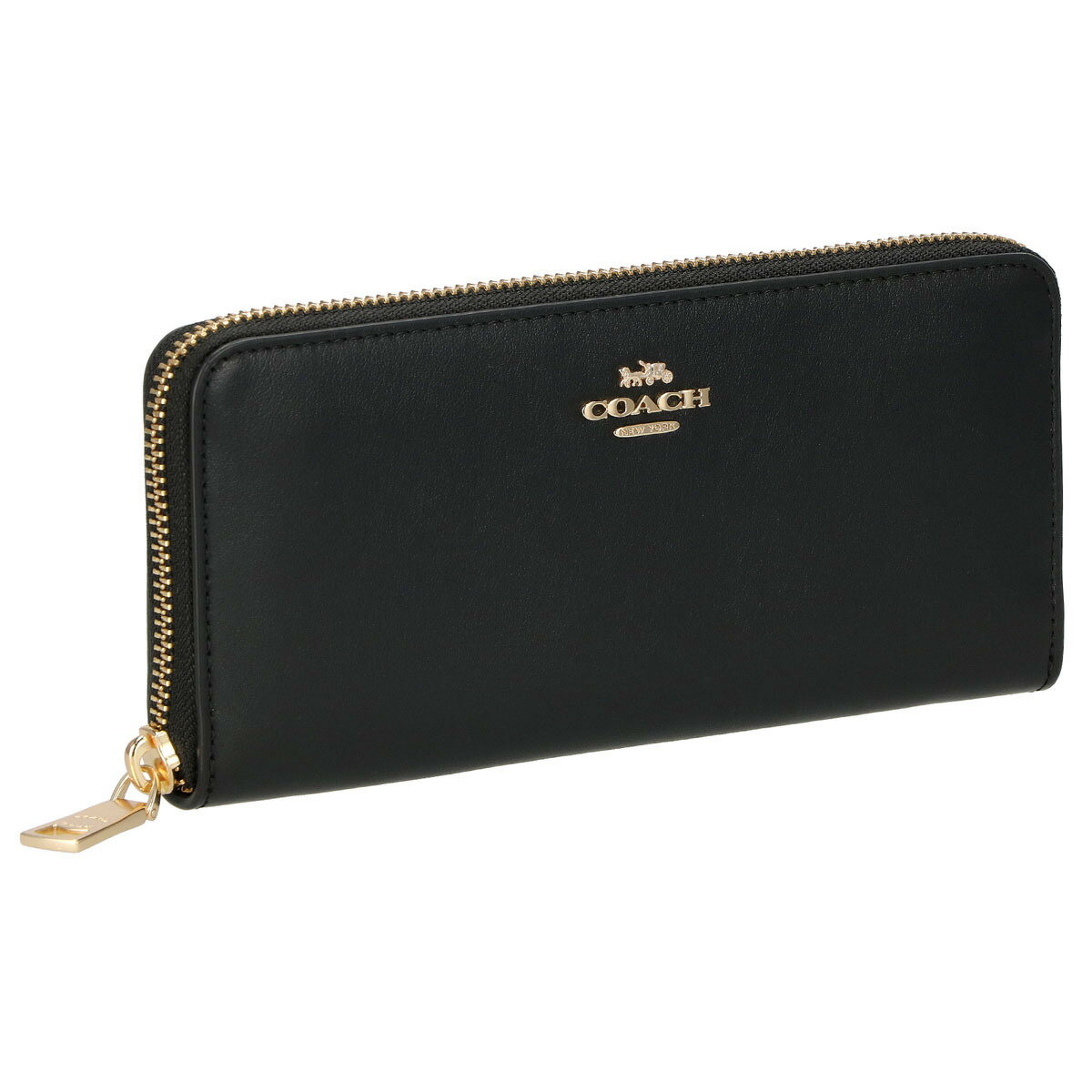 ڳŷѡSALEоݾʡۥ COACH  饦ɥեʡĹ 73738/GDBLK SLIM ACCORDION ZIP  ǥ å BLACK ֥å