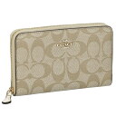 コーチ ファクトリー COACH FACTORY アウトレット 財布 ミディアム ラウンドファスナー 二つ折り財布 88913 IMDQC レディース ライトカ...