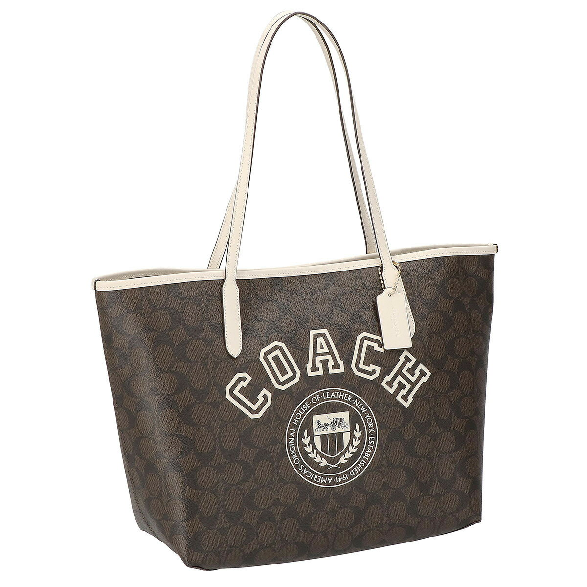 コーチファクトリー COACH FACTORY バッグ トートバッグ CB869 IMUOC レディース ブラウン系+ホワイト系