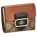 コーチファクトリー COACH FACTORY 財布 二つ折り財布 折りたたみ財布 小銭入れ付き CF472 IME7V レディース ブラウン