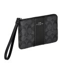 コーチ ファクトリー アウトレット COACH FACTORY ポーチ 小物入れ ジップ リストレット マルチケース CW854 QBMI5 レディース チャコ...