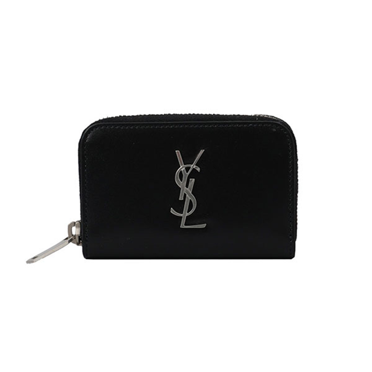 イヴ・サンローラン サンローラン SAINT LAURENT コインケース 小銭入れ 535411 0SX0E 1000 WALLET CASSANDRA レディース ブラック ラウンドファスナー