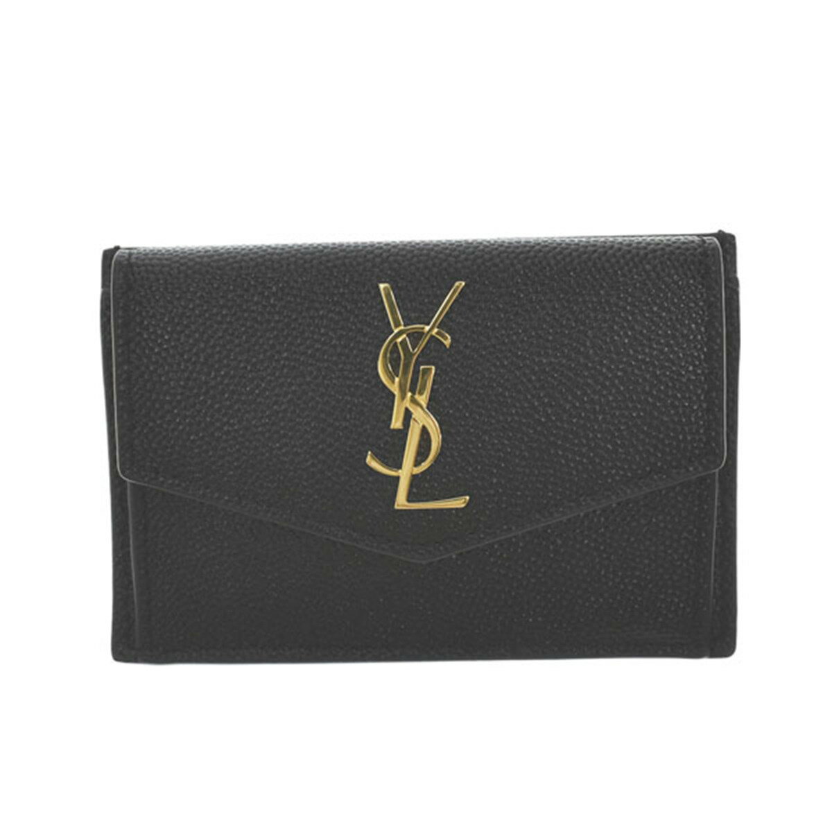 サンローラン SAINT LAURENT カードケース 名刺入れ コインケース 小銭入れ 582305 1GF0J 1000 YSL WOMEN WALLET(282) レディース ブラック