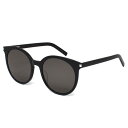 サンローラン SAINT LAURENT サングラス アジアンフィット UVカット SL 566K SLIM 001 メンズ レディース ユニセックス ブラック(4)