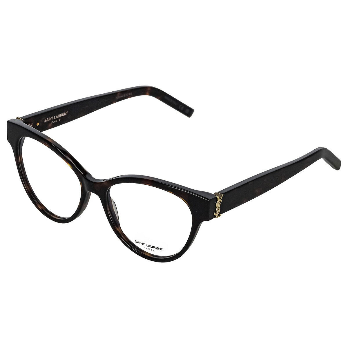 サンローラン SAINT LAURENT メガネ フレーム オプティカルフレーム 眼鏡 メガネフレームのみ SL M34-004 オーバル レディース ブラウン系