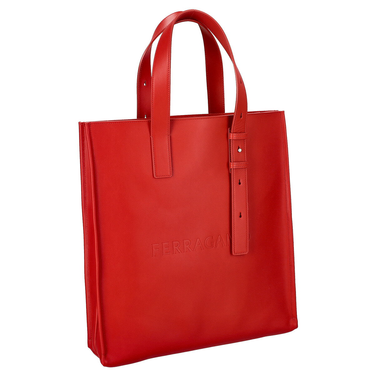 フェラガモ Ferragamo バッグ トートバッグ トート 241435 769592 ロゴ FLAME RED レッド系