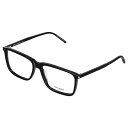 サンローラン SAINT LAURENT メガネ フレーム 眼鏡 フレームのみ SL 454-004 アイウェア オプティカルフレーム スクエア メンズ ブラッ...