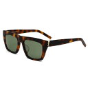 サンローラン SAINT LAURENT サングラス アジアンフィット SL M131/F-003 メンズ レディース ユニセックス ハバナ+グリーン 国内正規...