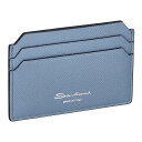 サントーニ SANTONI カードケース 名刺入れ UFPPA2377-FOAN/CFZ22 サフィアーノレザー クレジットカードホルダー レディース メンズ ...
