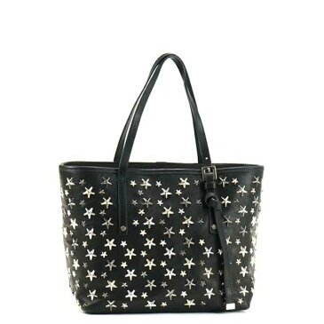 ジミーチュウ JIMMY CHOO SASHA S LTR BK MIX トートバッグ ブラック バッグ ショルダー レディース スタッズ ブラック 新作 ファスナー付き 大きめ a4 本革 ブランド 2way メンズ 黒 星 人気 バック
