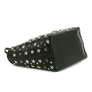ジミーチュウ JIMMY CHOO SASHA S LTR BK MIX トートバッグ ブラック バッグ ショルダー レディース スタッズ ブラック 新作 ファスナー付き 大きめ a4 本革 ブランド 2way メンズ 黒 星 人気 バック