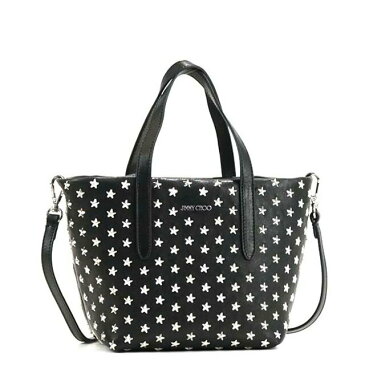 ジミーチュウ JIMMY CHOO バッグ MINISARA LMN 2way レザー ミニトートバッグ 本革 ミニショルダーバッグ 斜めかけバッグ ブラック×スタースタッズ シルバー 新品 正規品