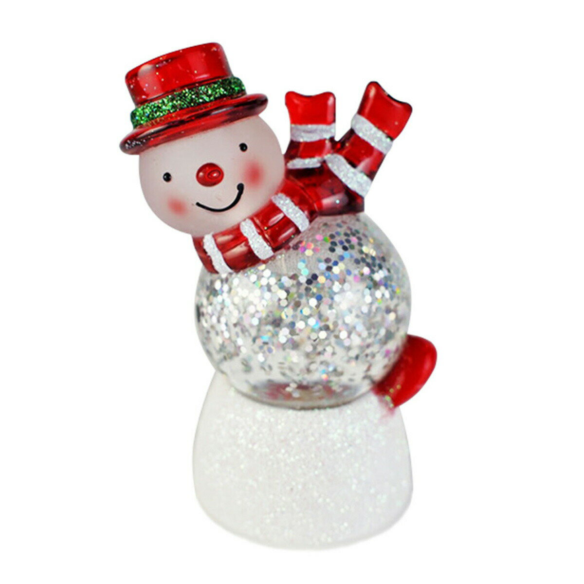 ジーティーエス ミニバディー クリスマス GTSX1 雪だるま ホワイト スノードーム インテリア 置物 飾り