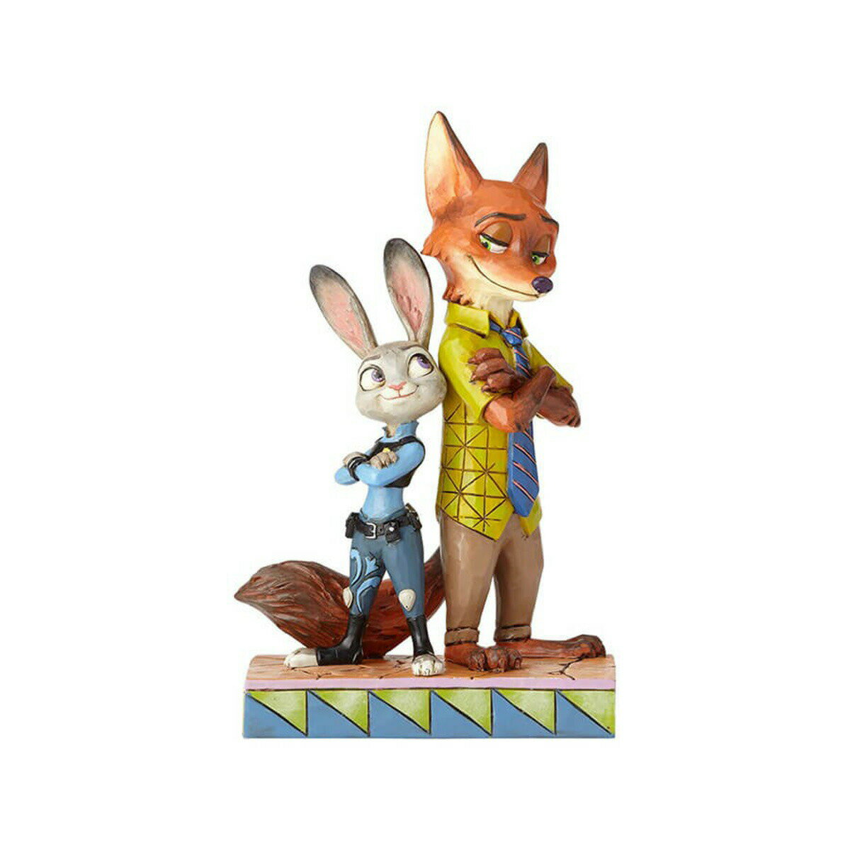 Jim Shore ジム ショア フィギュアズートピア ジュディ＆ニック 4057956 Disney Traditions ディズニートラディション enesco. エネスコ 木彫り調 置物 飾り ディスプレイ 雑貨 クリスマスプレゼント ギフトのサムネイル