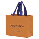 ルイ ヴィトン LOUIS VUITTON ブランド ショップ袋 ショッパー 紙袋 1枚 オレンジ サブバッグ プレゼント ギフト