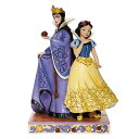 ジム ショア Jim Shore ディズニー トラディション Disney Traditions 白雪姫&魔女 6008067 イエロー+パープル系マルチカラー...