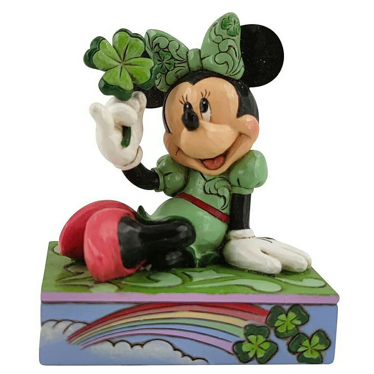 【楽天スーパーSALE対象商品】ジムショア Jim Shore ディズニー トラディション Disney Traditions ミニー シャムロック フィギュア...