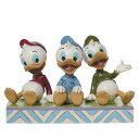 ジム ショア Jim Shore ディズニー トラディション Disney Traditions ヒューイ, デューイ&ルーイ シッティング フィギュア 置物 ...