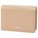 ジルサンダー Jil Sander 三つ折り財布 J07UI0011 P5073 665 TINY WALLET タイニーウォレット 小銭入れ付き ミニ財布 レディース ベージュ系