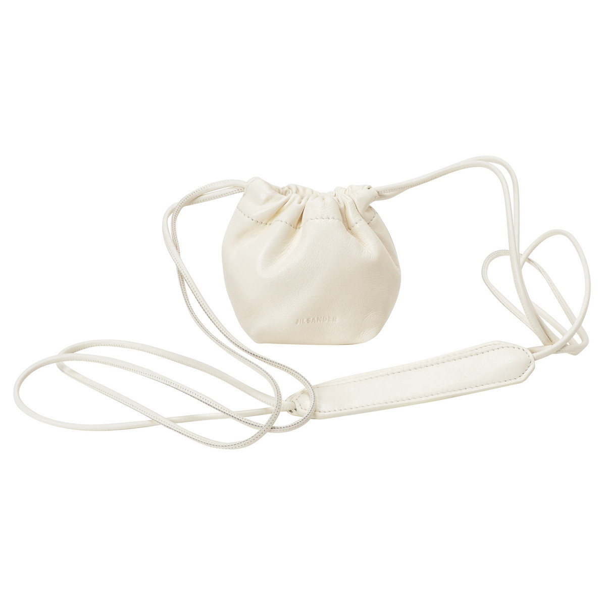 륵 Jil Sander  Хå ߥ˥Хå J55WG0002 P5107 106 DUMPLING DRAWSTRING MINI ɥȥ ߥ ܥǥ Ф᤬Хå ǥ եۥ磻ȷ