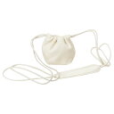 ジルサンダー Jil Sander 巾着 ショルダーバッグ ミニバッグ J55WG0002 P5107 106 DUMPLING DRAWSTRING MINI ドローストリング ミニ クロスボディ 斜めがけバッグ レディース オフホワイト系