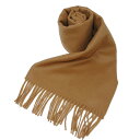 ジョンストンズ JOHNSTONS マフラー WA016SB3022 22 無地 カシミヤ ストール メンズ レディース DARK CAMEL ブラウン系