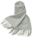 ジョンストンズ Johnstons マフラー WA000057HA0100 22 無地 カシミヤ ストール メンズ レディース SILVER シルバー