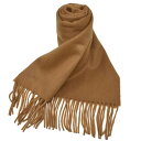 ジョンストンズ Johnstons マフラー WA000057SB3022 22 無地 カシミヤ ストール メンズ レディース DARK CAMEL ブラウン