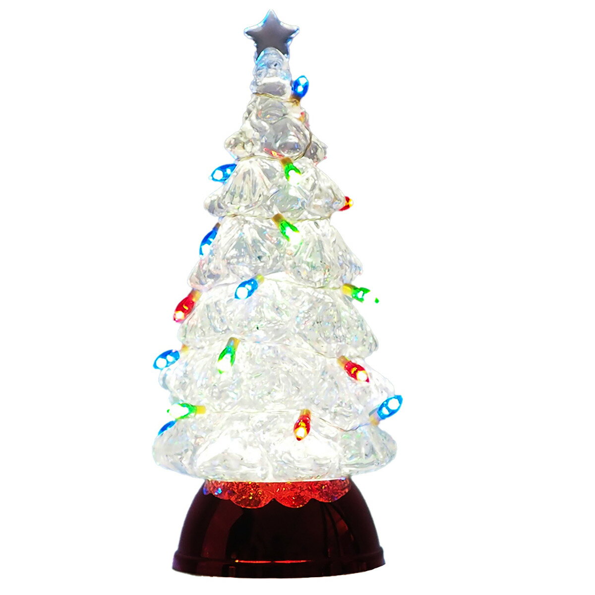 ジーティーエス GTS カラフルオーナメント クリスタル ツリー 置物 オブジェ XTN905USB クリスマスツリー インテリア クリスマス