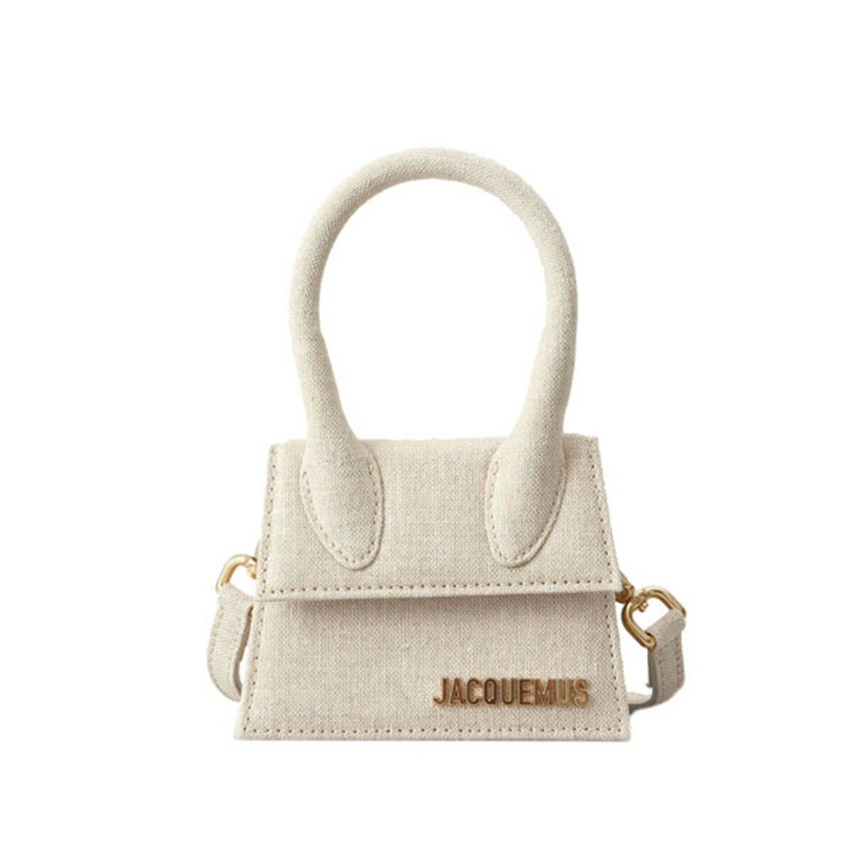 楽天Salada Bowl-おしゃれブランド通販ジャックムス JACQUEMUS バッグ 2WAY ミニ ハンドバッグ ショルダーバッグ 肩掛けバッグ 213BA001 3071 140 SIGNATURE MINI HANDBAG レディース ライトグレージュ