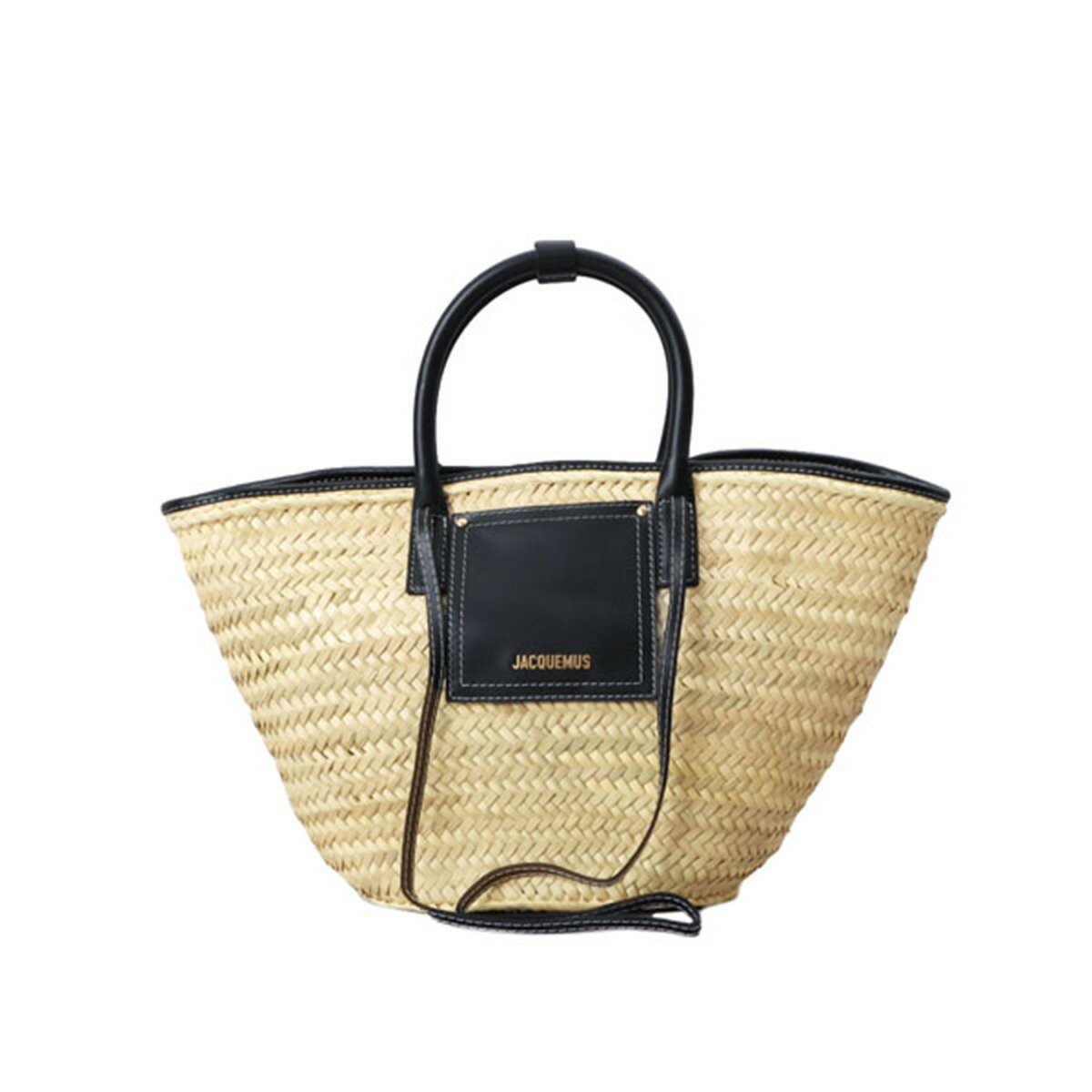 楽天Salada Bowl-おしゃれブランド通販ジャックムス JACQUEMUS バッグ 2WAY トートバッグ ショルダーバッグ 肩掛けバッグ 223BA045 3060 990 BEACH BASKET BAG 編みバッグ かごバッグ レディース ブラック