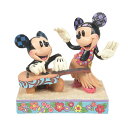 ジム ショア Jim Shore ディズニー トラディション Disney Traditions ミッキー&ミニー ハワイ フィギュア 置物 人形 601633...