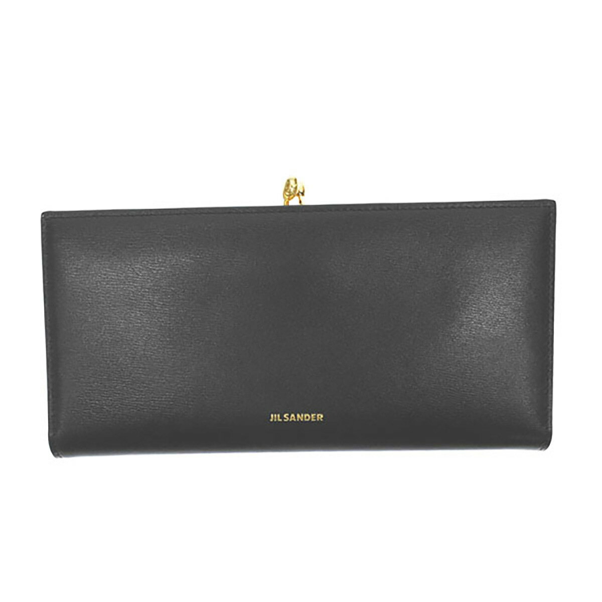 ジルサンダー Jil Sander 財布 長財布 小銭入れ付き がま口 J07UI0014 P4840 001 GOJI PURSE MD BLACK ブラック