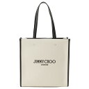 W~[`E JIMMY CHOO obO g[gobO LoX ~fBA bbjm00226l N/S TOTE M CZM NATURAL BLACK SILVER fB[X i`+ubN